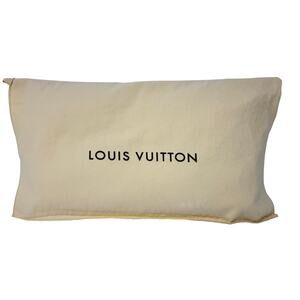 Upcycled Dust Bag Accent Pillow Cover 11x21 Neutral Home Decor